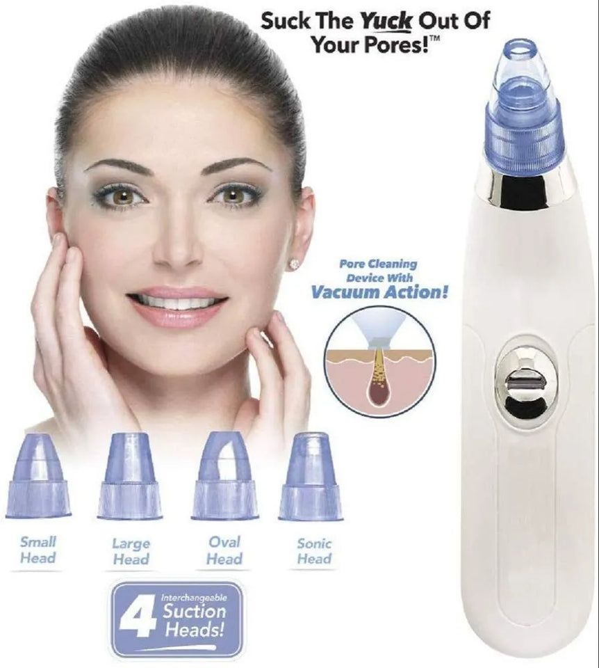 4 in 1 Derma Vacuum Suction Blackhead/Acne/Oil/Pore Cleaner 🌞💁♀️